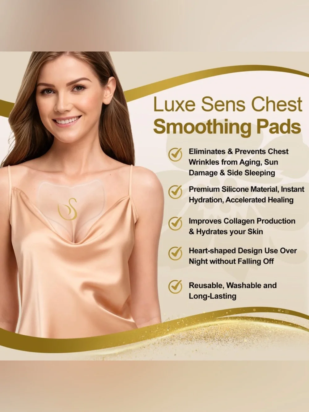 Chest Wrinkle Patches 2 Pack (30 Day Supply)